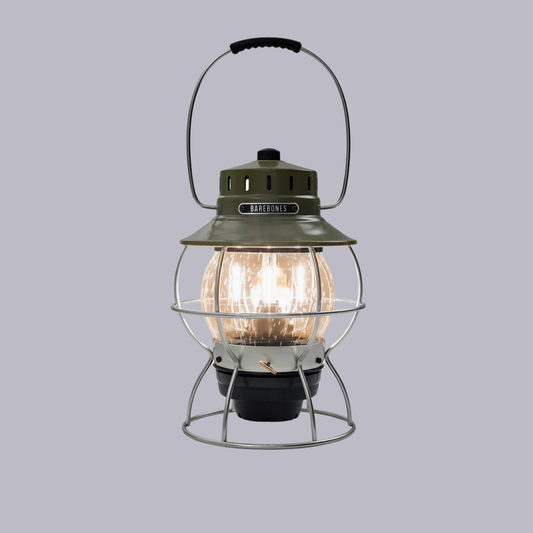 Barebones | Railroad Lantern | Olive Drab