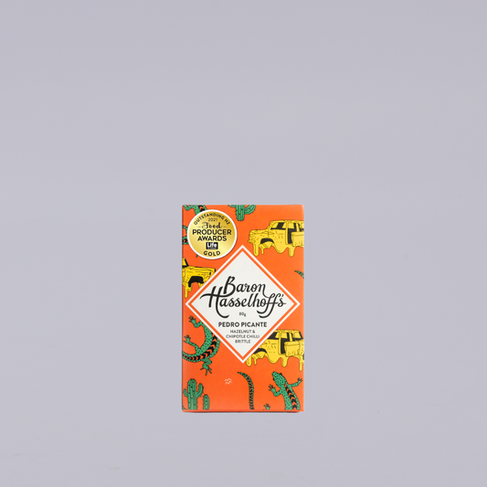 Baron Hasselhoff's | Pedro Picante | Hazelnut & Chili Brittle | 80g