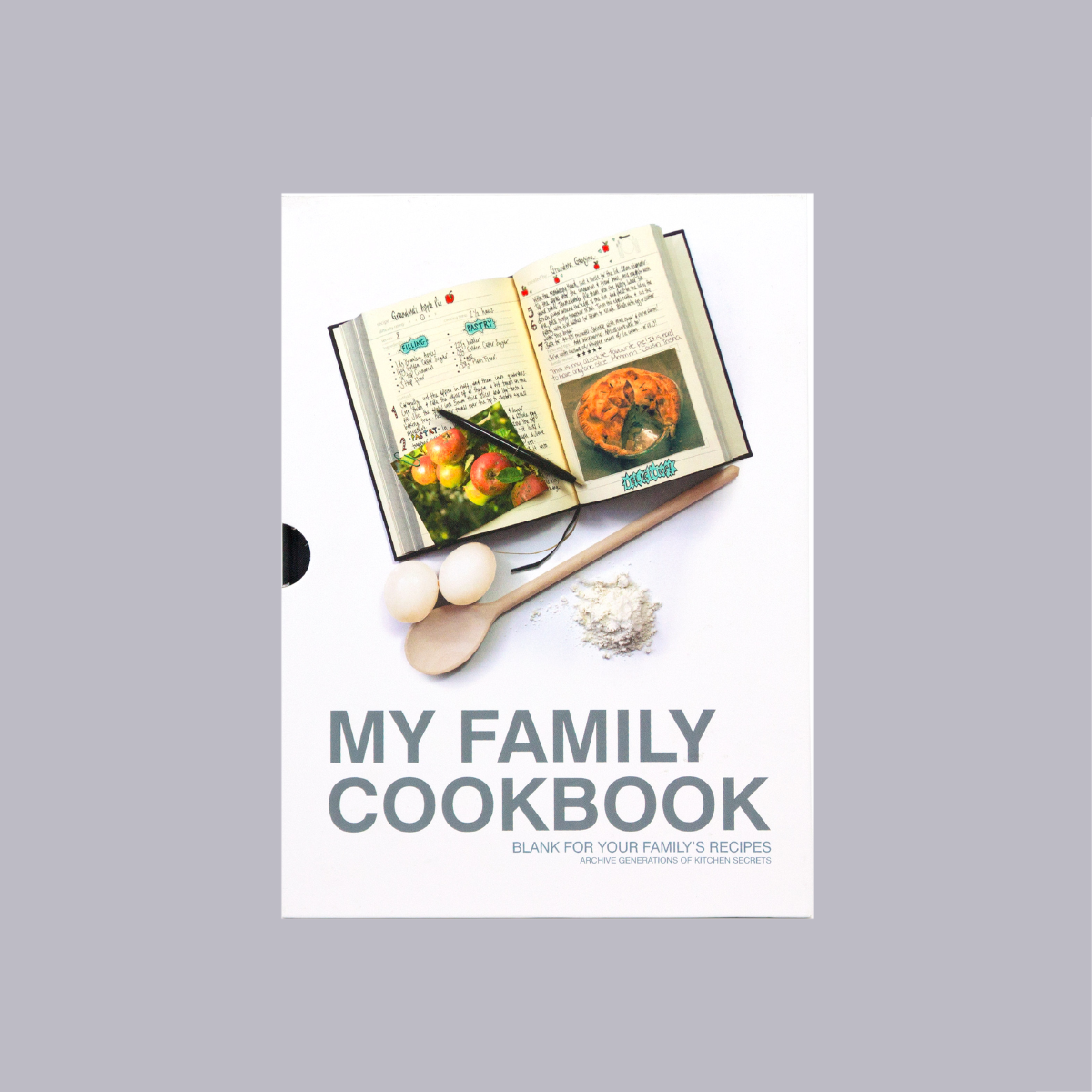 Suck UK | My Family Cookbook | Black