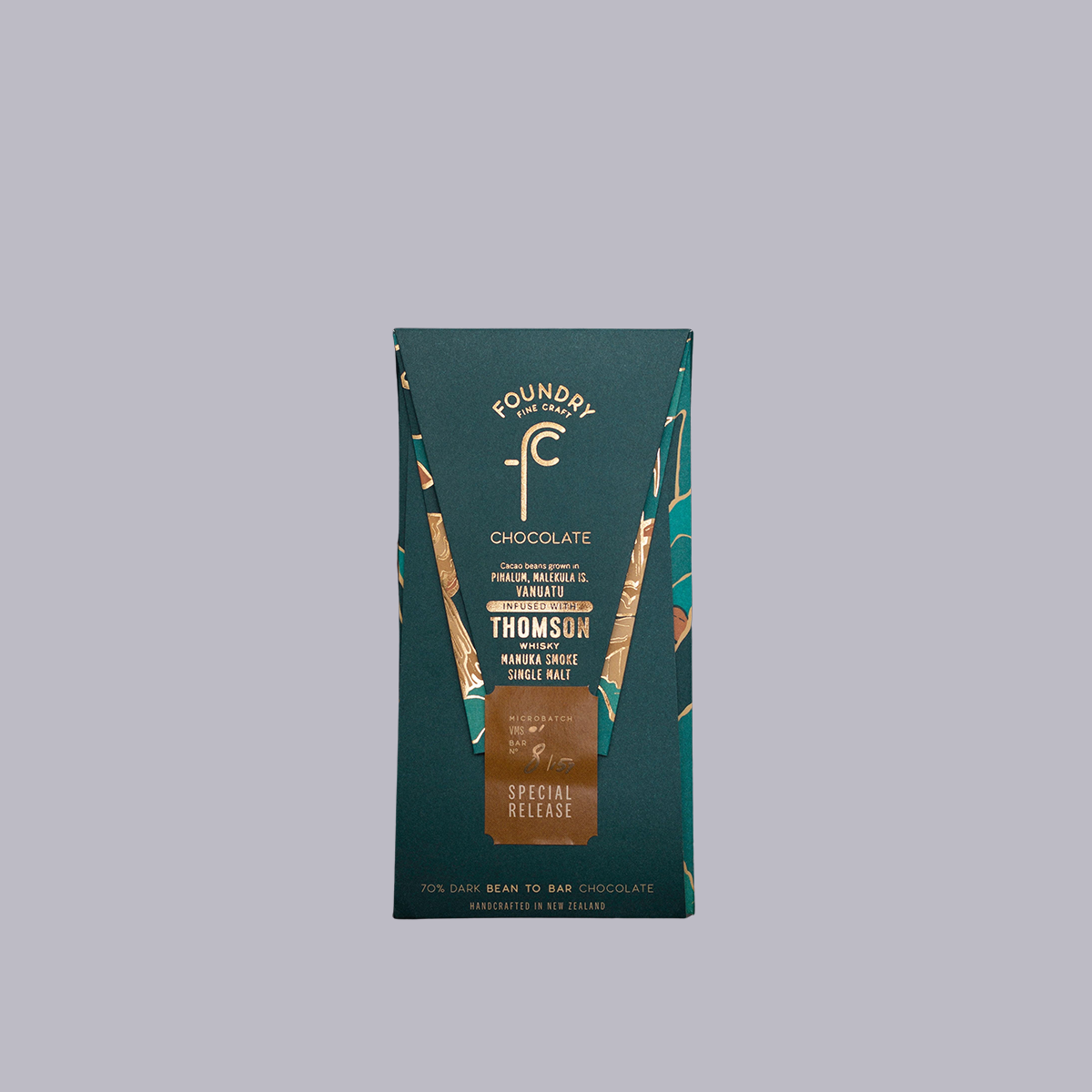 Foundry Chocolate | Vanuatu w Thomson Whisky Manuka Smoke | 70%