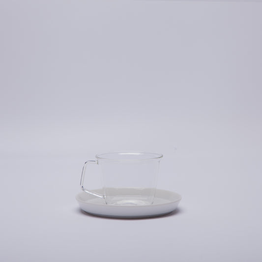 Kinto | Cast Coffee Cup & Porcelain Saucer | 220ml