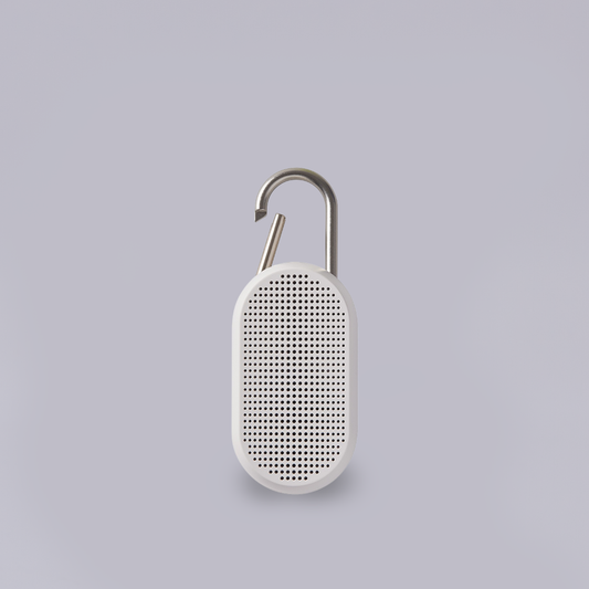 Lexon | Mino T Bluetooth Speaker with Carabiner | Matte White
