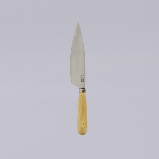 Pallares | Kitchen Knife | Boxwood & Carbon Steel | 22cm