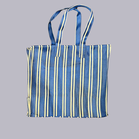 Pan After | Recycled Plastic Tote Bag | Blue