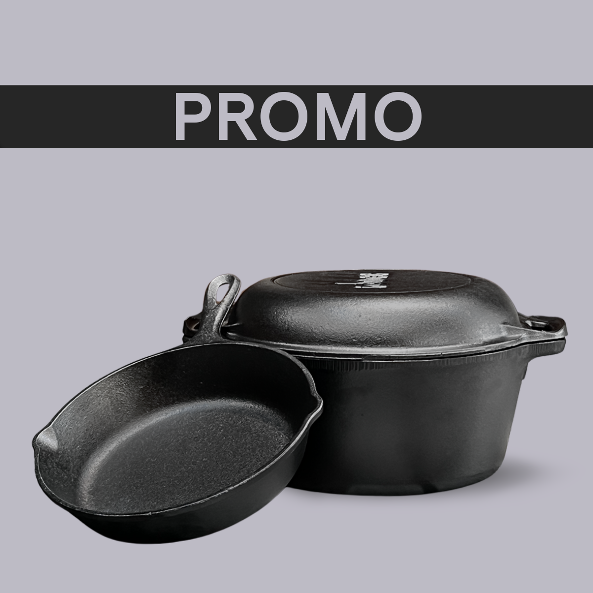 Lodge Promo | BOGO | 4.7L Dutch Oven & 20cm Skillet